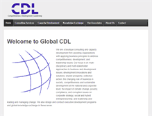 Tablet Screenshot of globalcdl.com